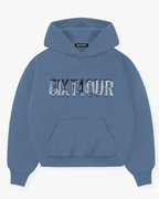 6ixty4our STEEL SKULL – BLUE HOODIE