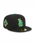 New Era LA Dodgers MLB Saint Patrick's Day Black 59FIFTY Fitted Cap