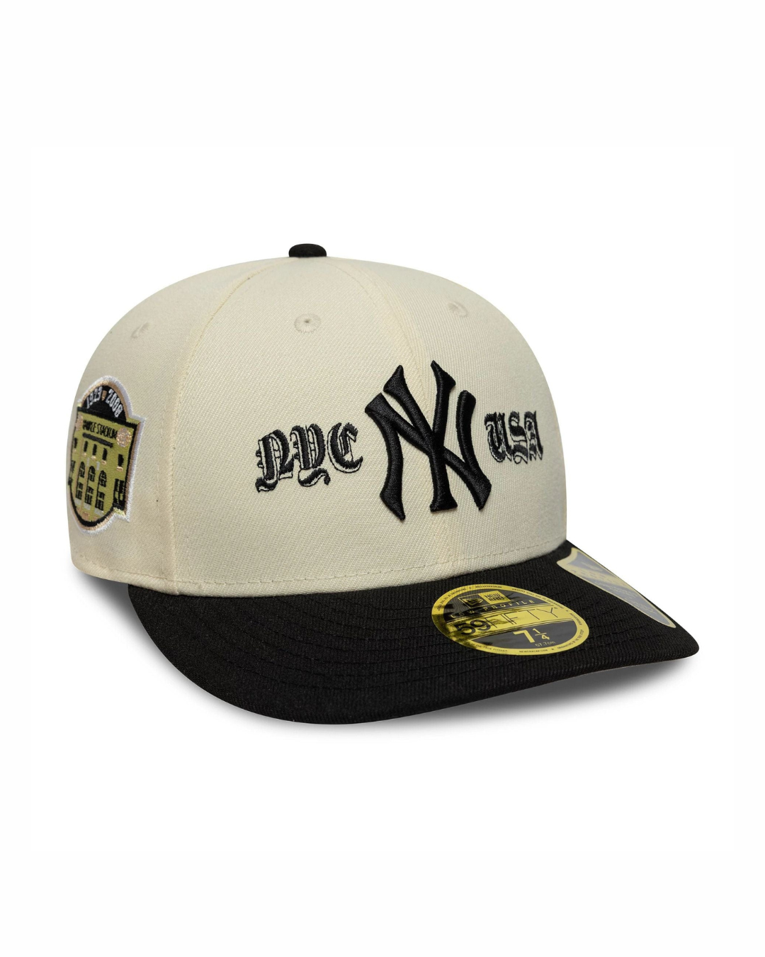 New Era Gorra MLB Cooperstown New York Yankees ‎59FIFTY Fitted Beige