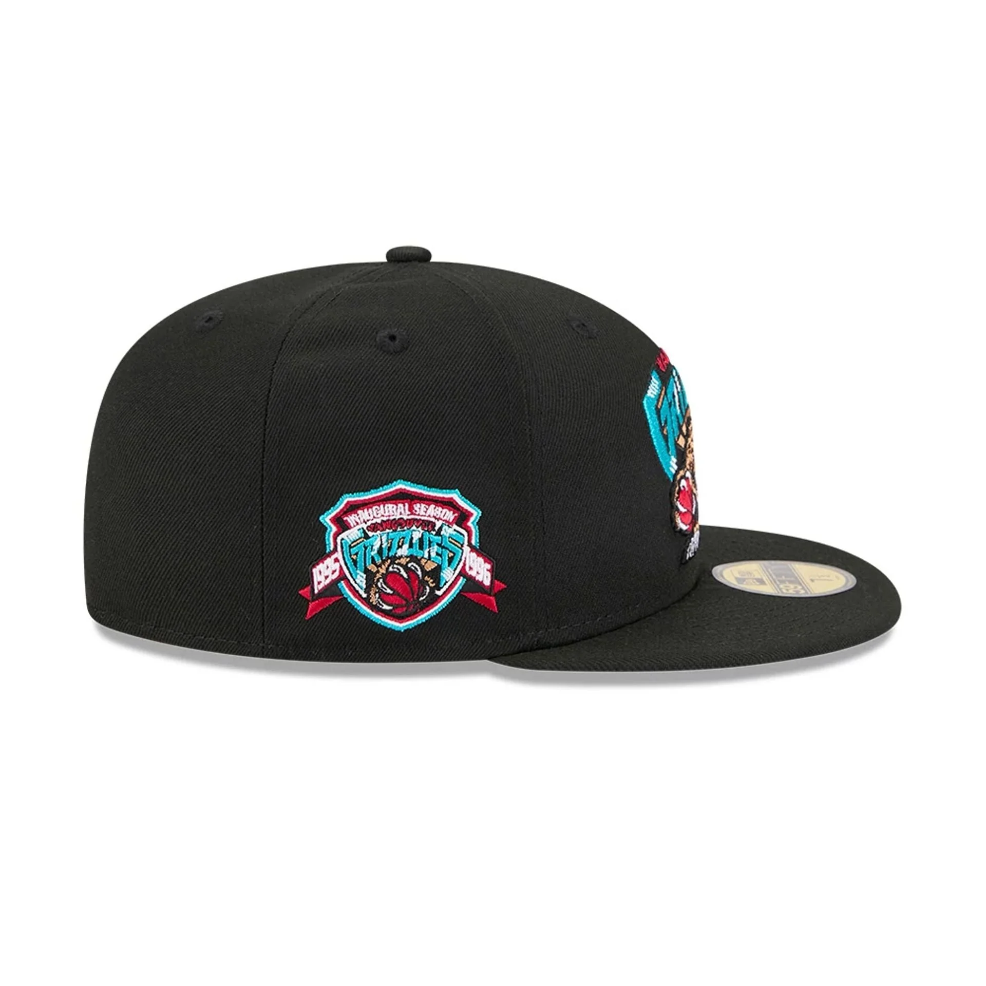 Vancouver Grizzlies NBA Hardwood Classic Black 59FIFTY Fitted Cap