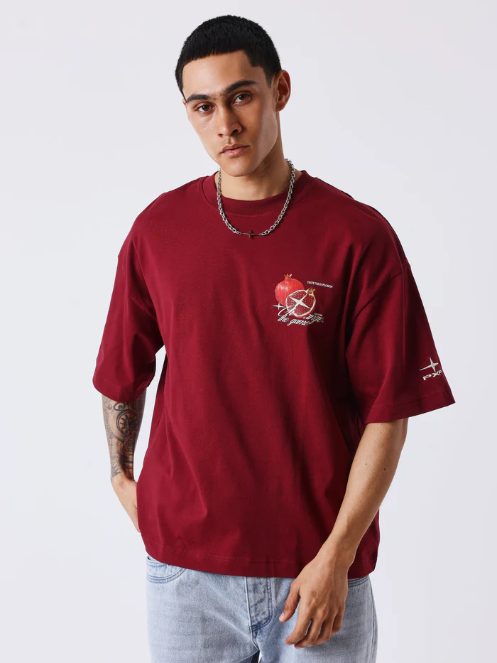 Pxp Camiseta Granadas Granate