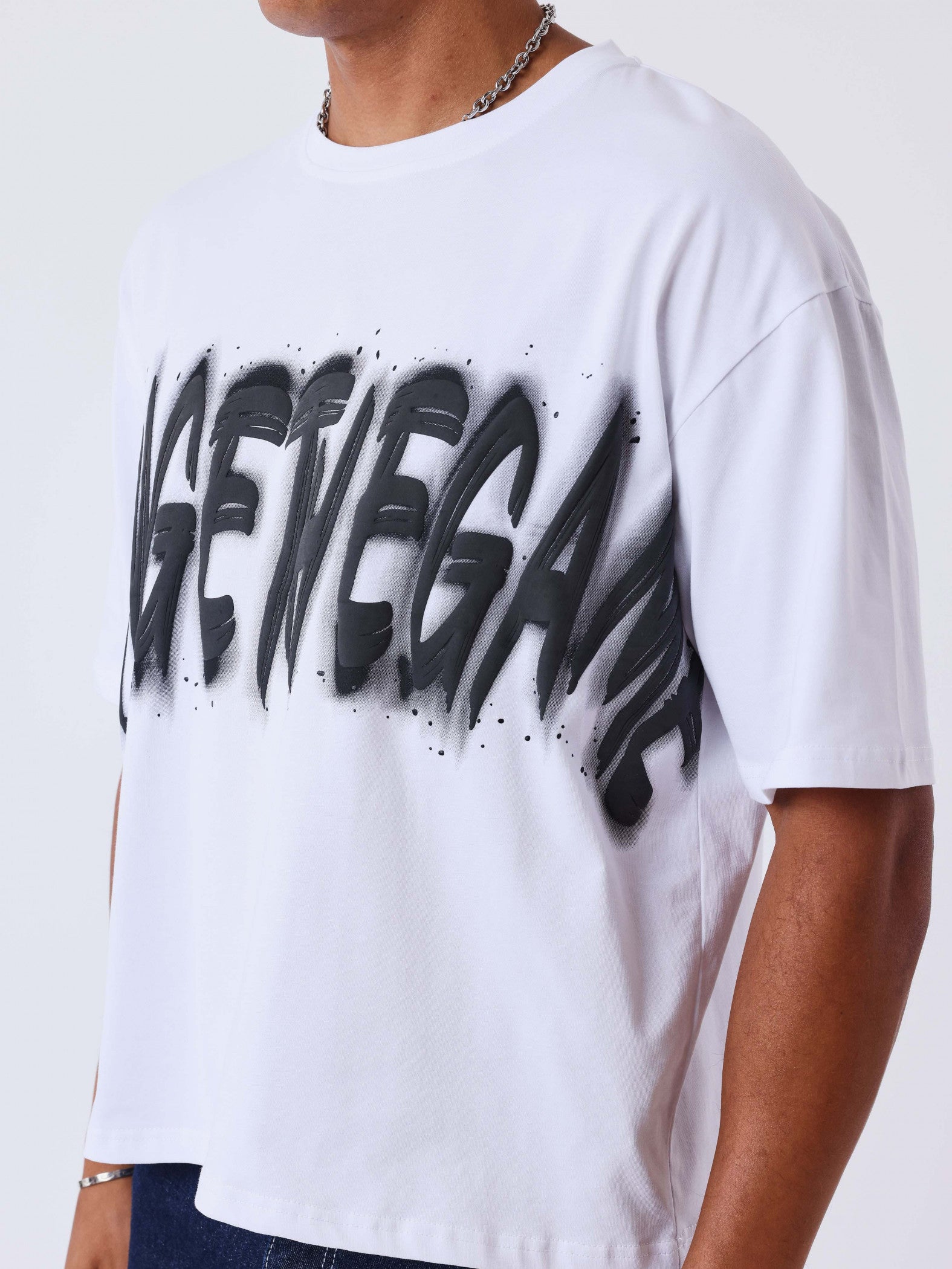 PXP CAMISETA DE MANGA CORTA GRAFF BLANCA