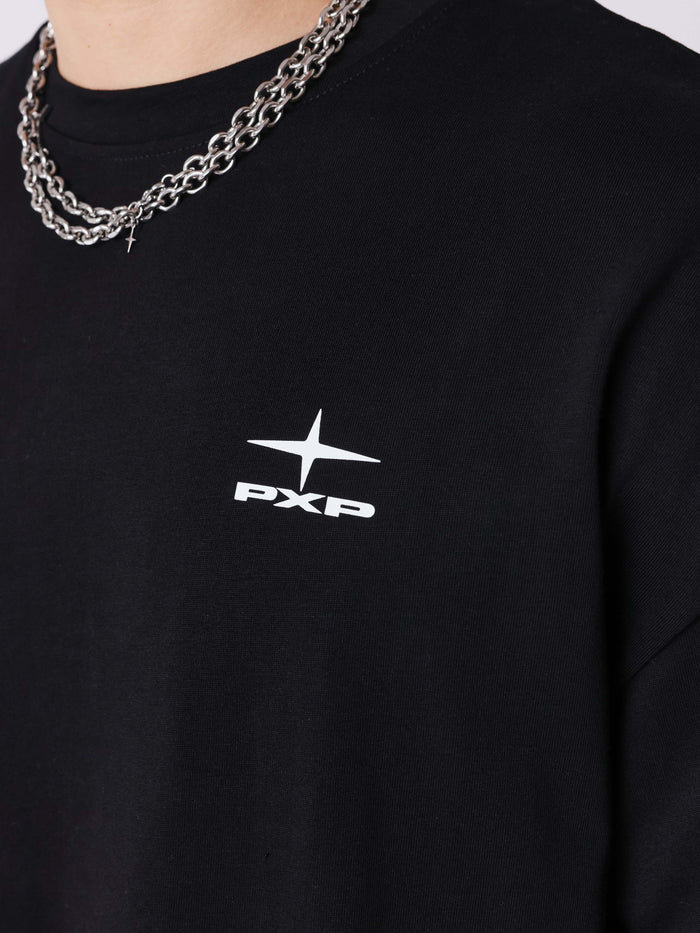 Pxp Camiseta Boxy Negra Essentials