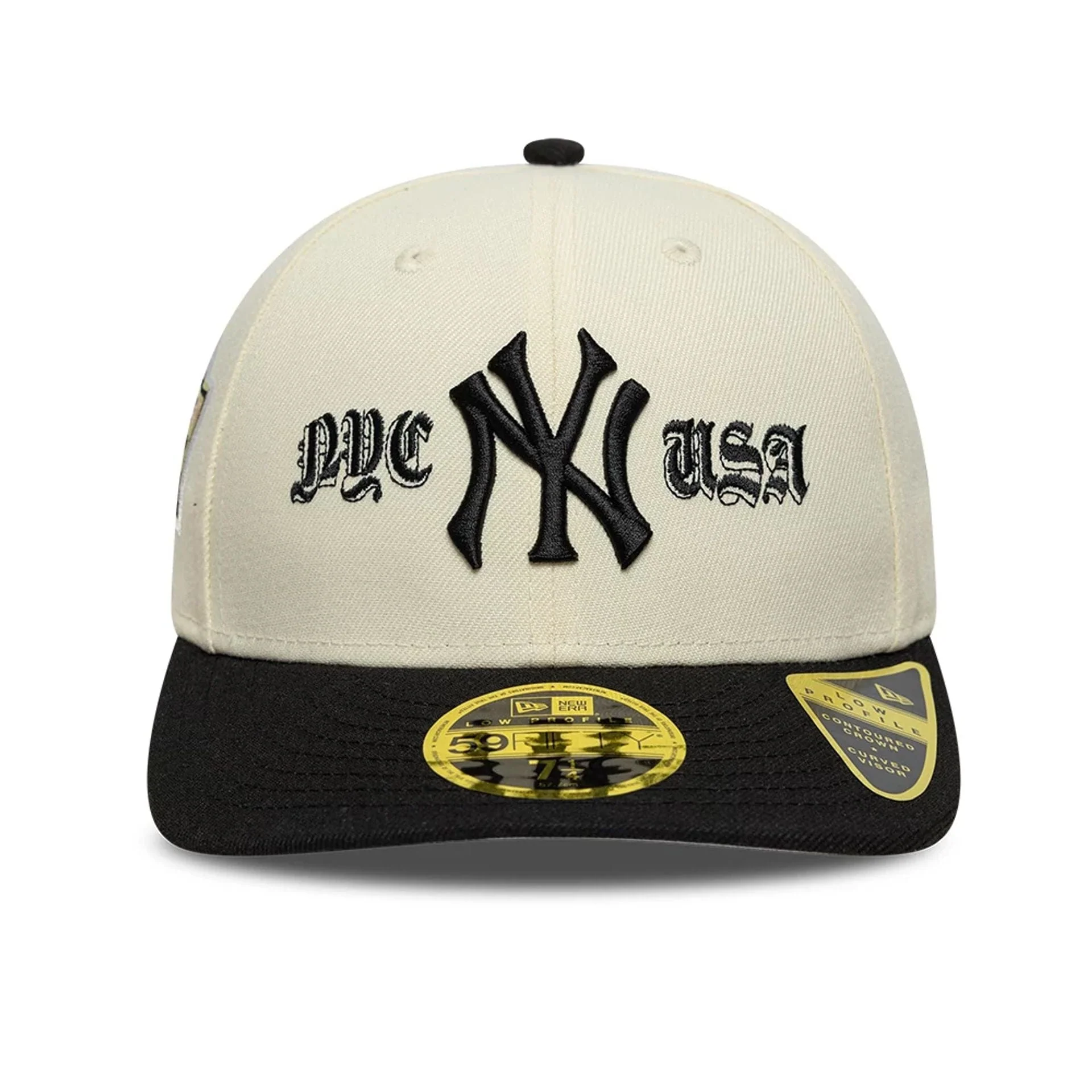 New Era Gorra MLB Cooperstown New York Yankees ‎59FIFTY Fitted Beige