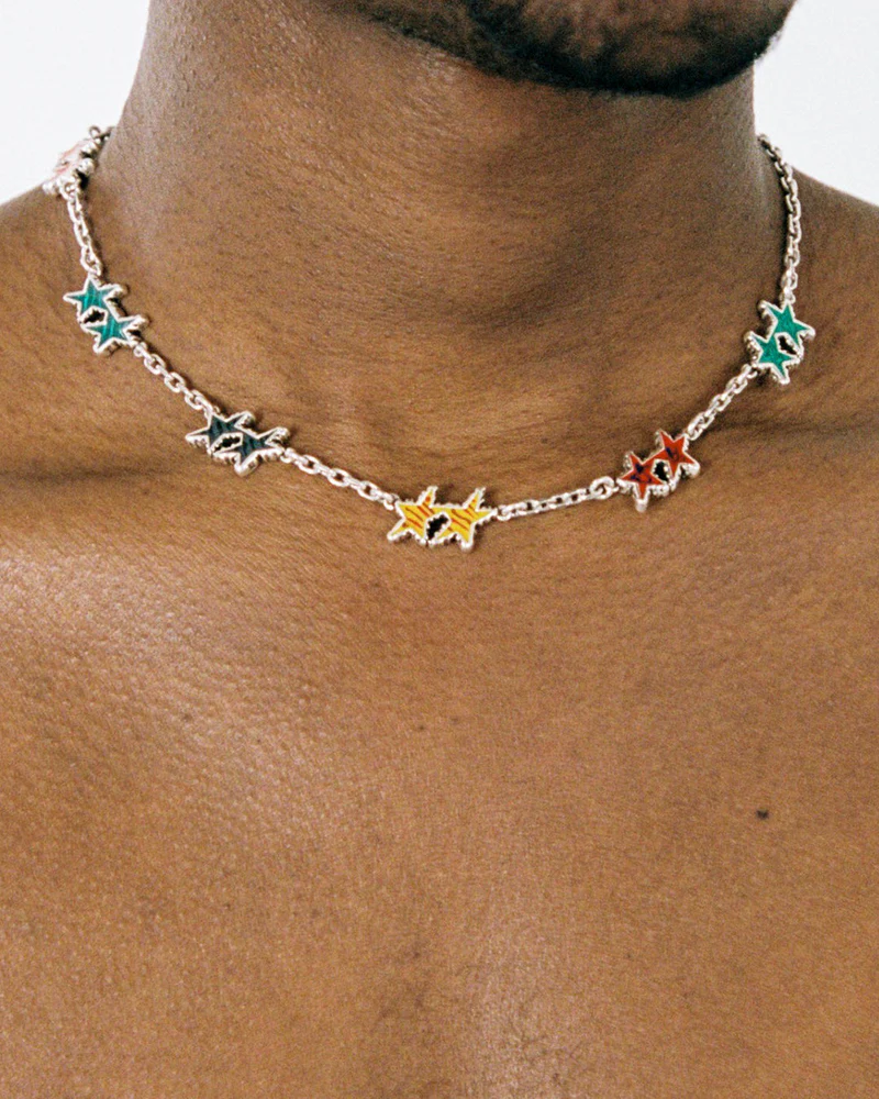 Two jeys COLLAR MELTED STARS