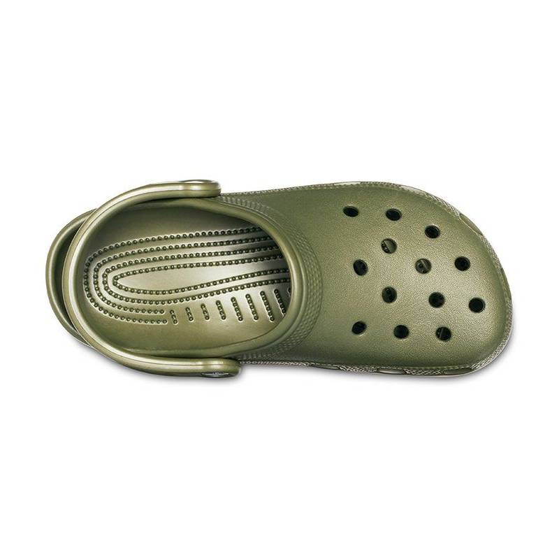 Crocs Clasicas Verde Militar Unisex