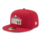 New era Denver Nuggets NBA Hardwood Classic Dark Red 59FIFTY Fitted Cap