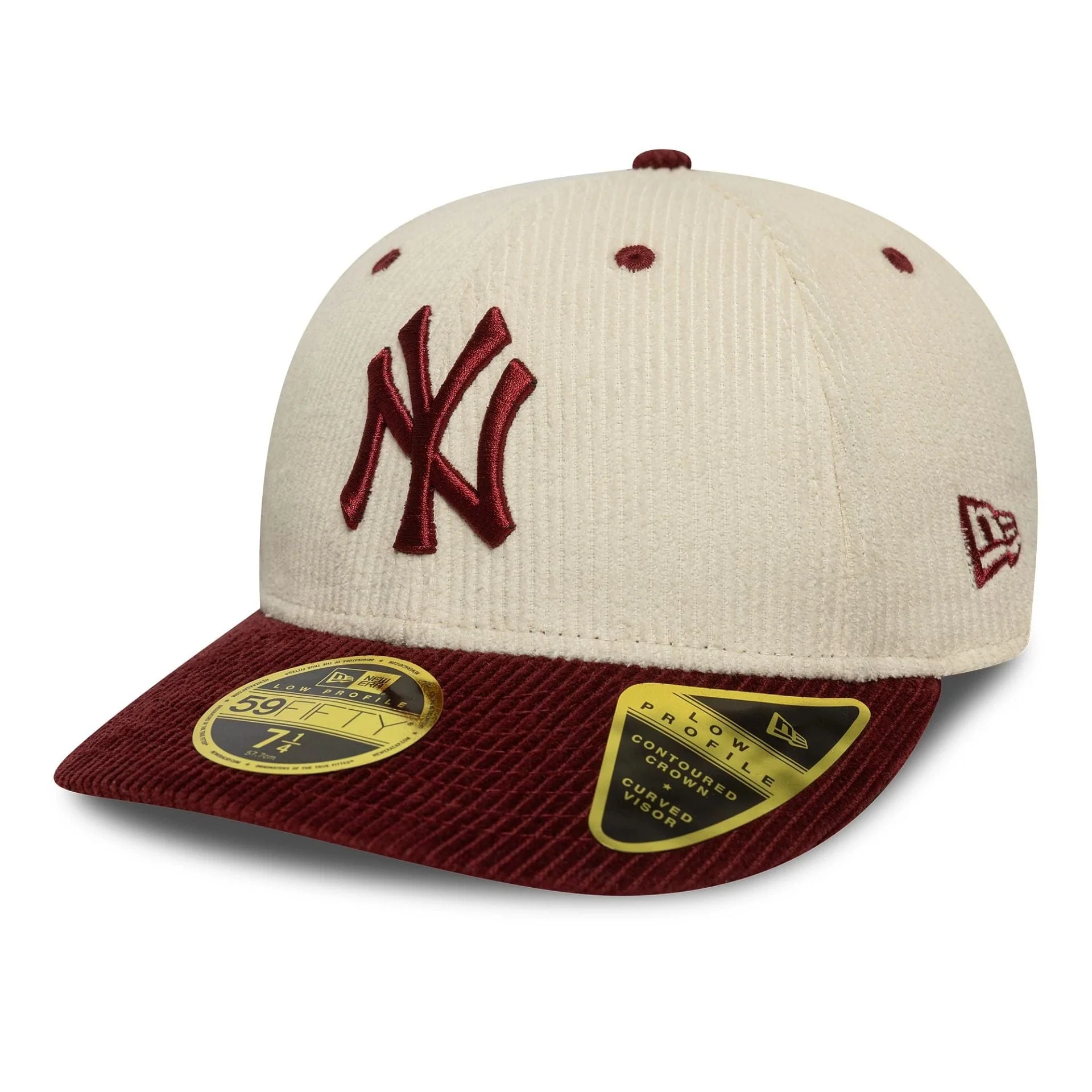 Gorra New York Yankees MLB Cord Low Profile 59FIFTY Fitted Crema
