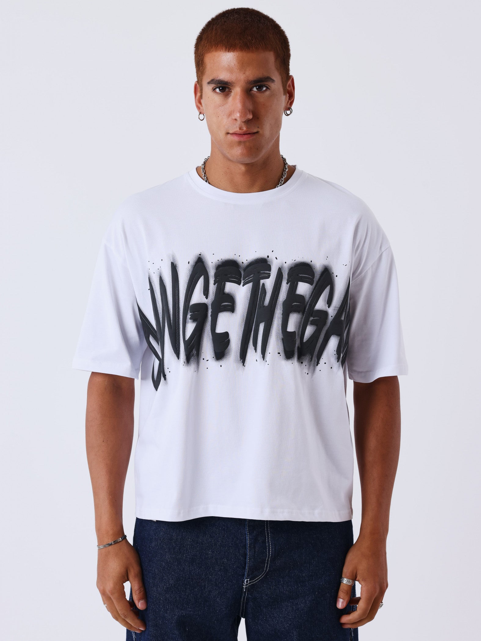 PXP CAMISETA DE MANGA CORTA GRAFF BLANCA