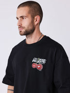 PXP Camiseta Negra Cerezas Change Game