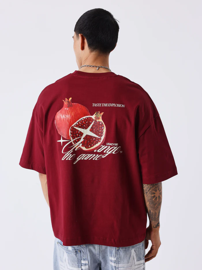 Pxp Camiseta Granadas Granate