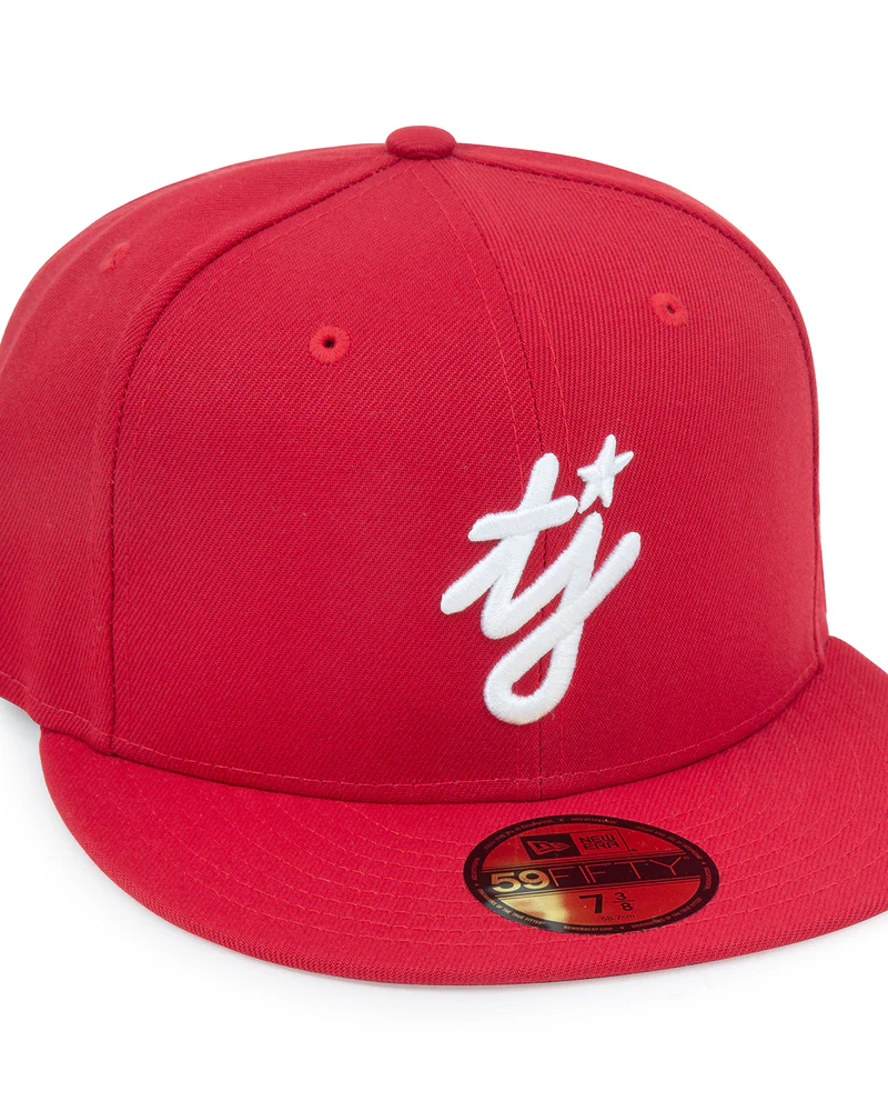 Two jeys NE X TJ INITIALS RED 59FIFTY