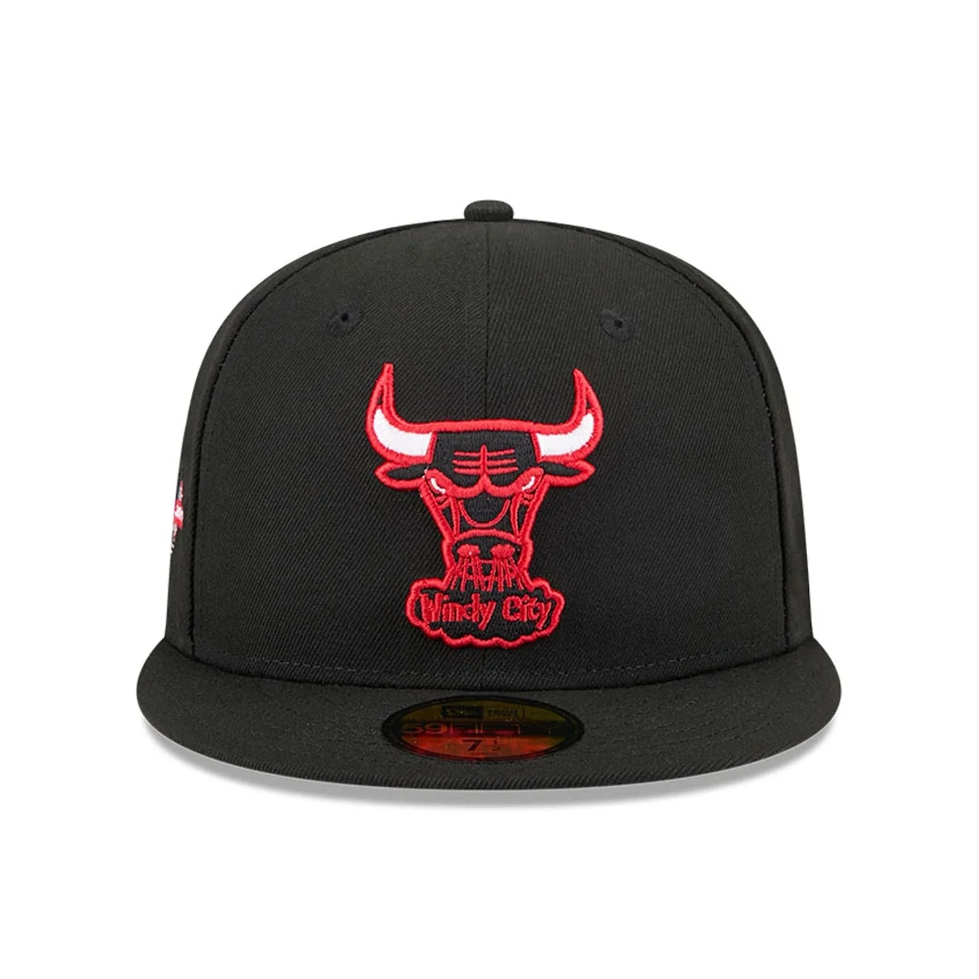 Chicago Bulls NBA Hardwood Classic Black 59FIFTY Fitted Cap