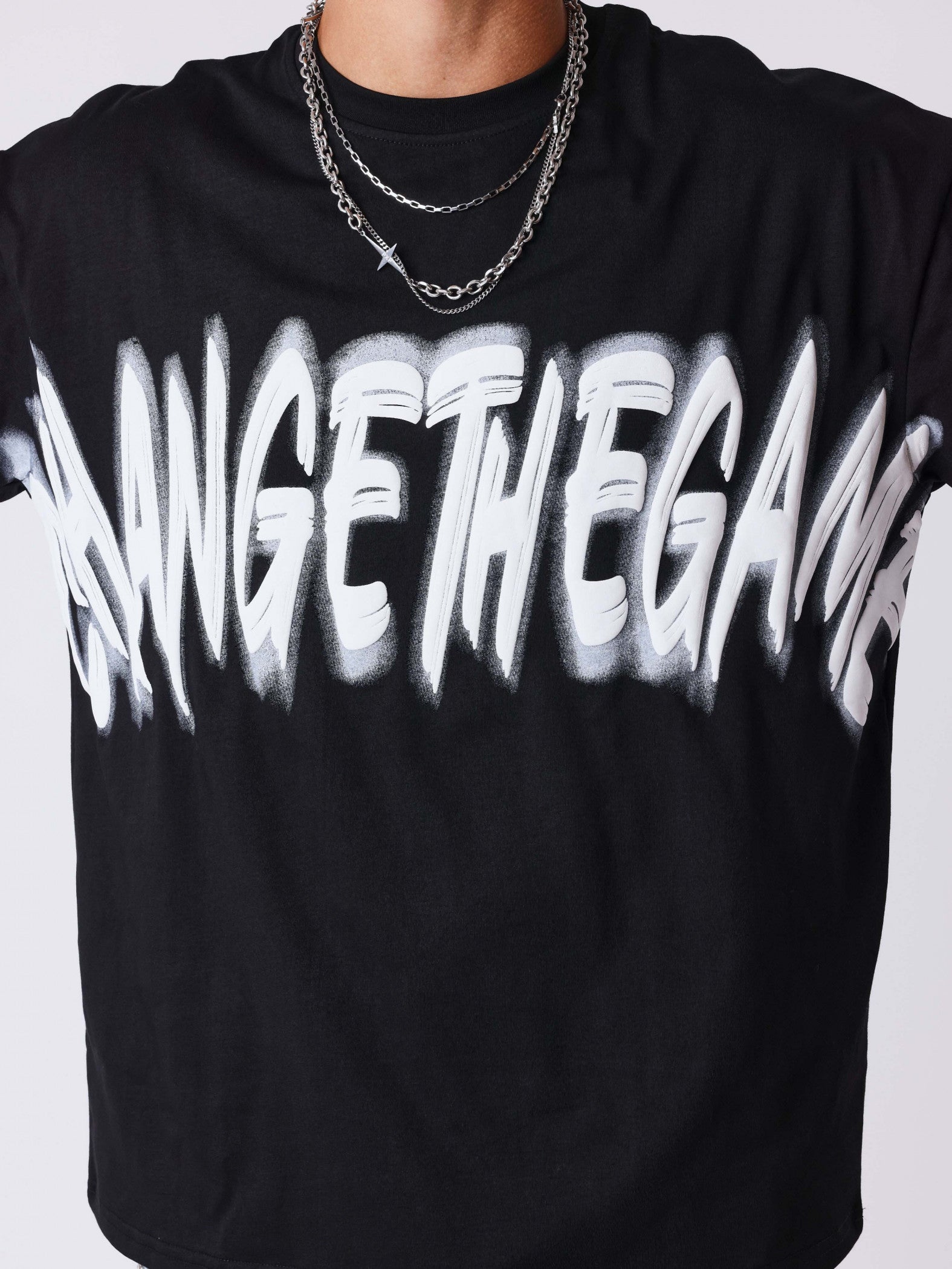 PXP CAMISETA DE MANGA CORTA GRAFF NEGRA
