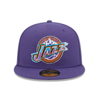 New era Utah Jazz NBA Hardwood Classic Dark Purple 59FIFTY Fitted Cap