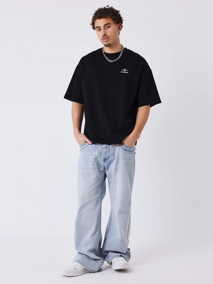 Pxp Camiseta Boxy Negra Essentials