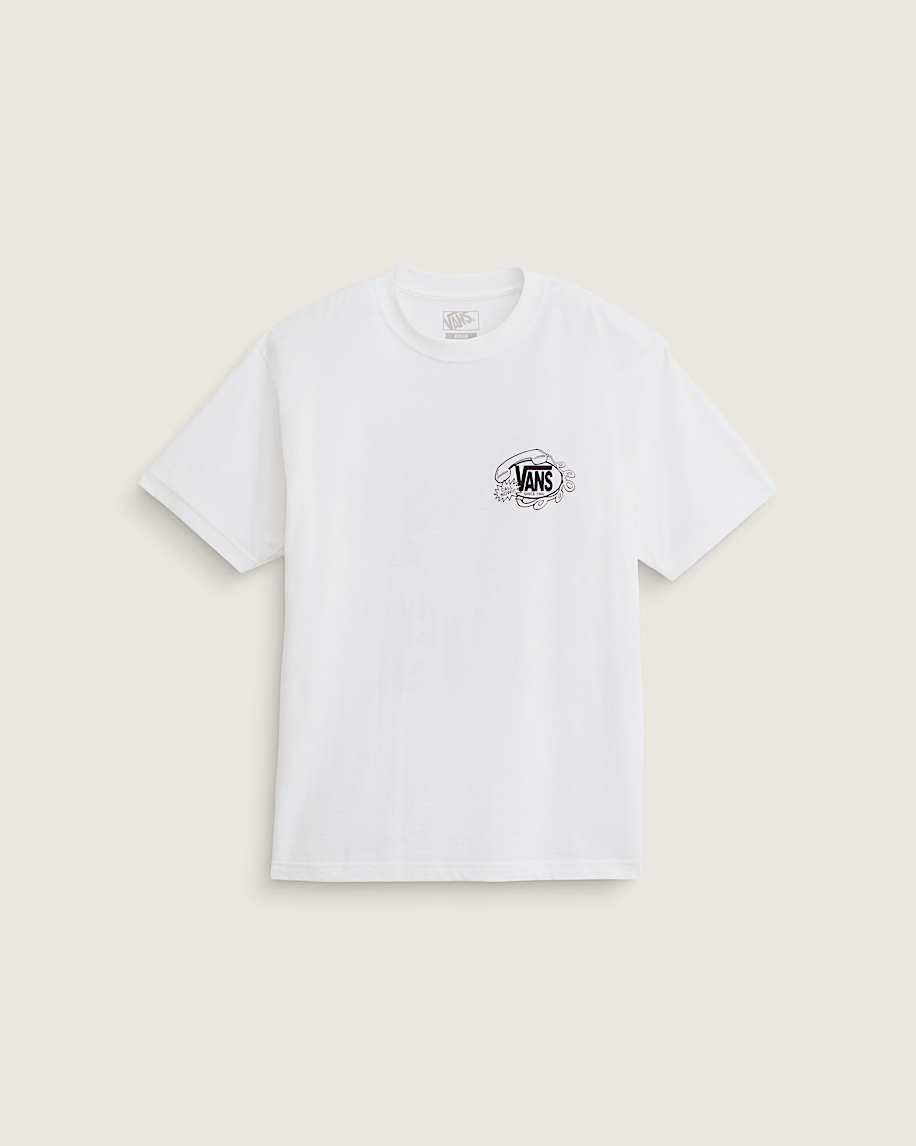 VANS HOT LINES SS TEE WHITE