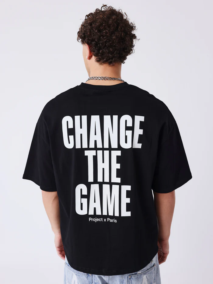 Pxp Camiseta Boxy Negra Essentials