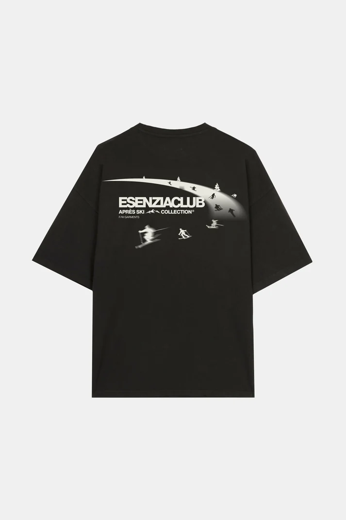 Esenzia BLACK SNOW TEE