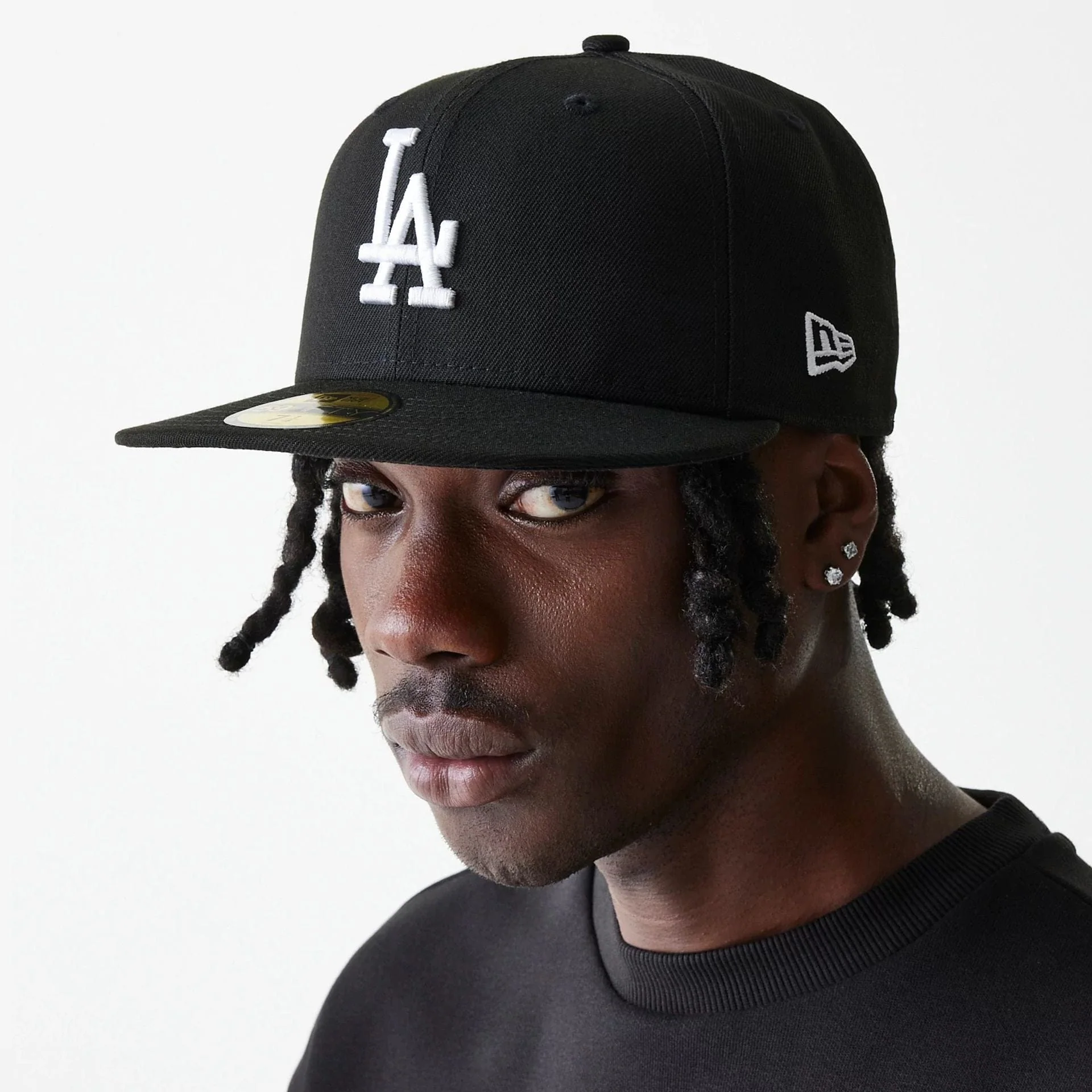 Gorra New Era LA Dodgers Essential Negro 59FIFTY