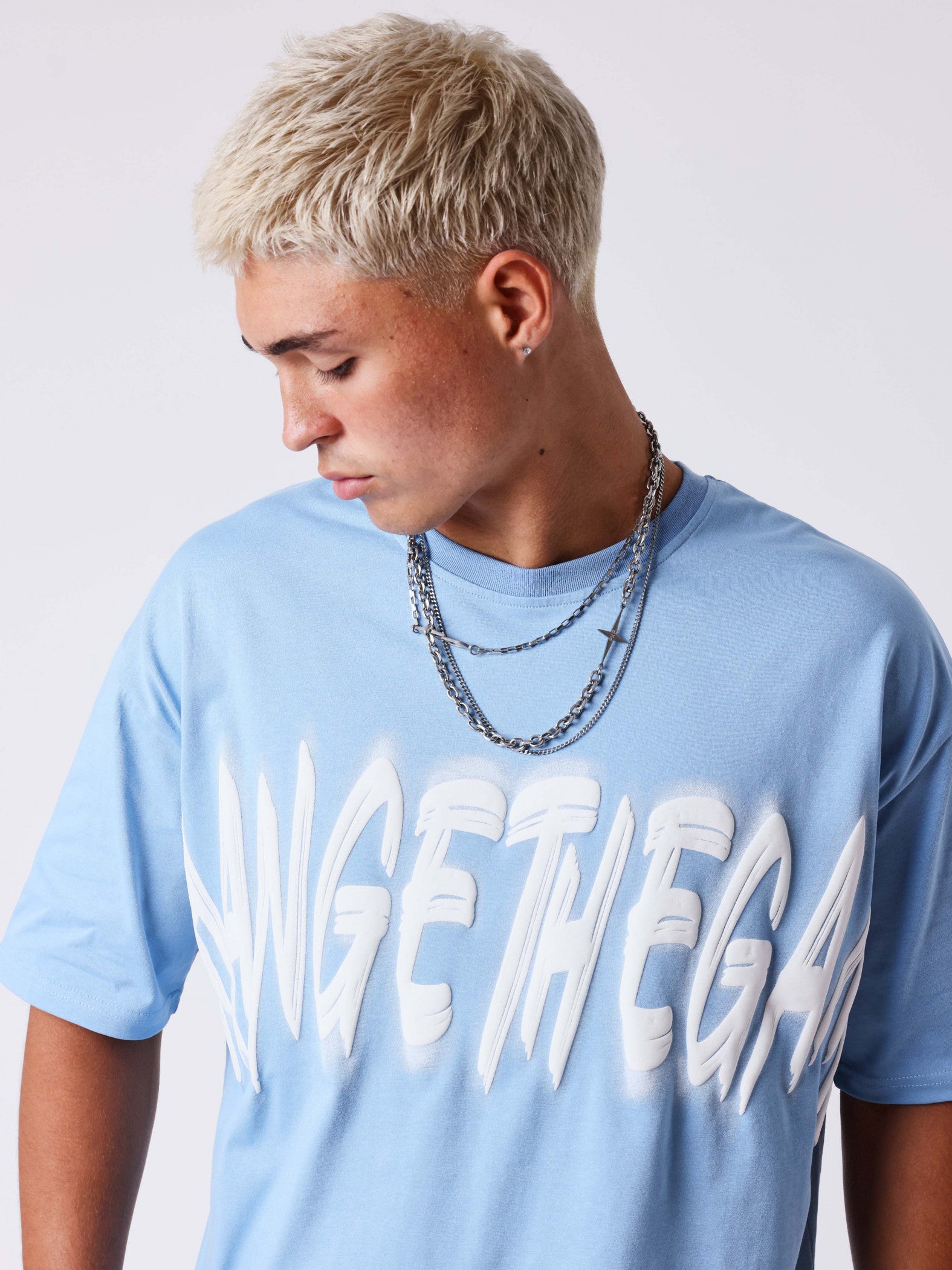 PXP CAMISETA DE MANGA CORTA GRAFF AZUL