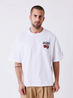 Pxp Camiseta Blanca Cerezas