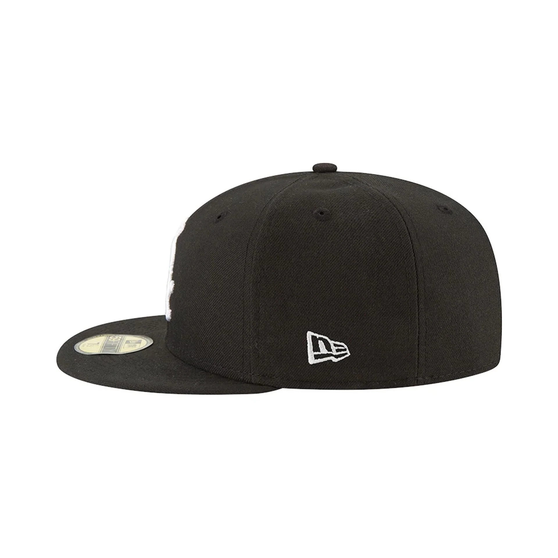New era Gorra ajustada 59FIFTY negra oficial de los Chicago White Sox