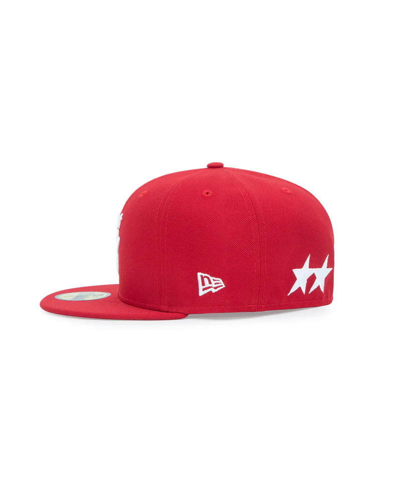 Two jeys NE X TJ INITIALS RED 59FIFTY