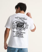 VANS HOT LINES SS TEE WHITE