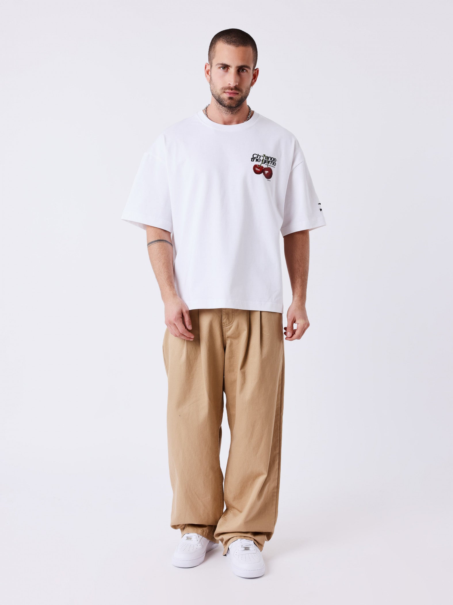 PXP Camiseta Cerezas Blanca