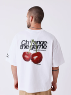 Pxp Camiseta Blanca Cerezas