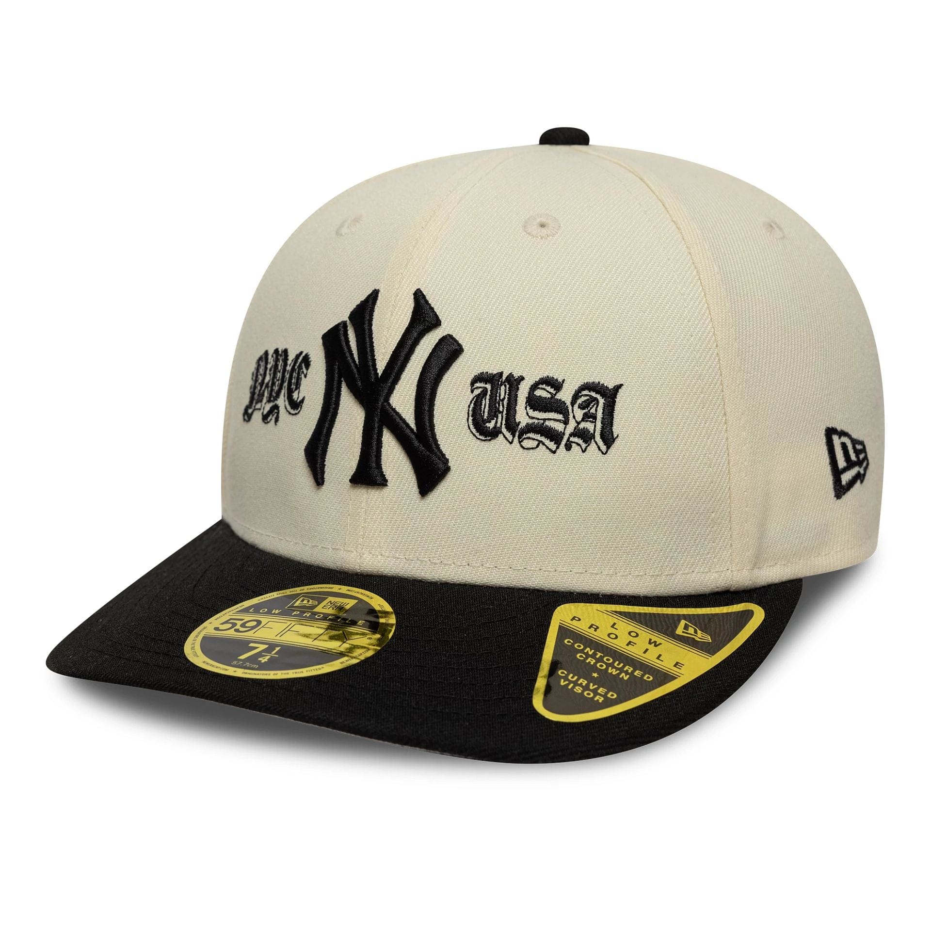 New Era Gorra MLB Cooperstown New York Yankees ‎59FIFTY Fitted Beige