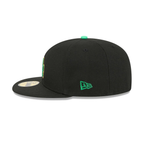 New Era LA Dodgers MLB Saint Patrick's Day Black 59FIFTY Fitted Cap