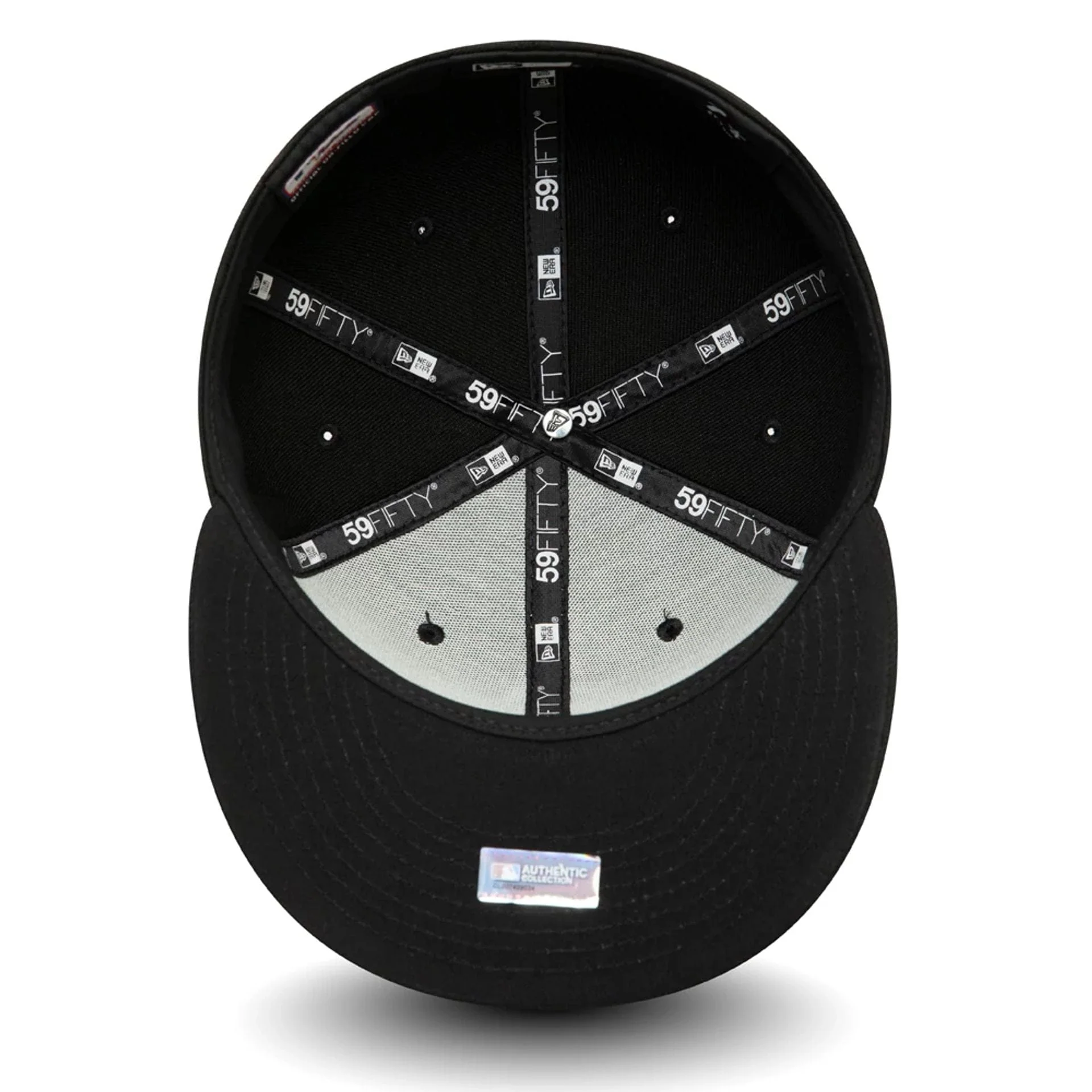 New era Gorra ajustada 59FIFTY negra oficial de los Chicago White Sox