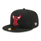 New era Chicago Bulls NBA Hardwood Classic Black 59FIFTY Fitted Cap