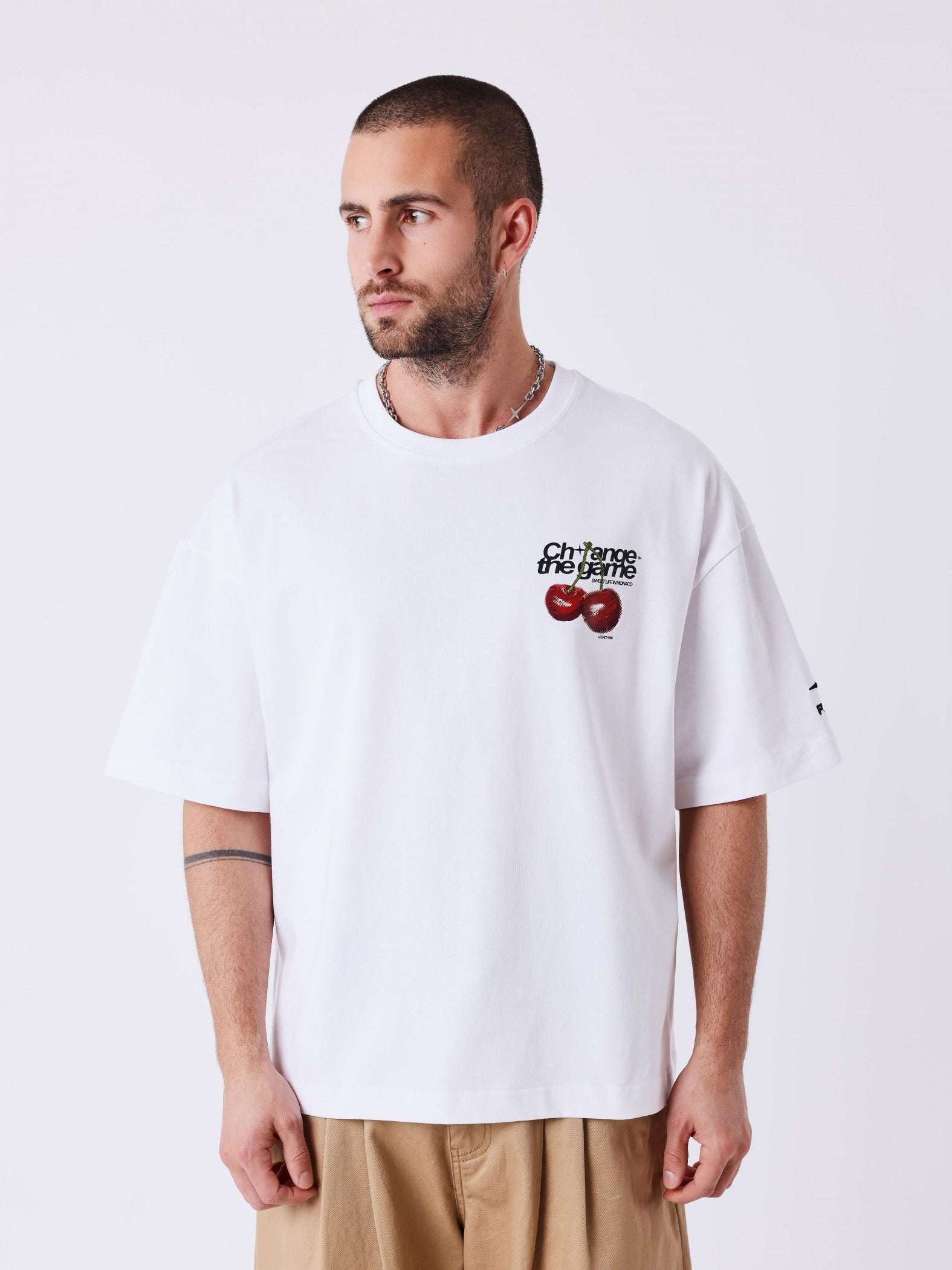 PXP Camiseta Cerezas Blanca