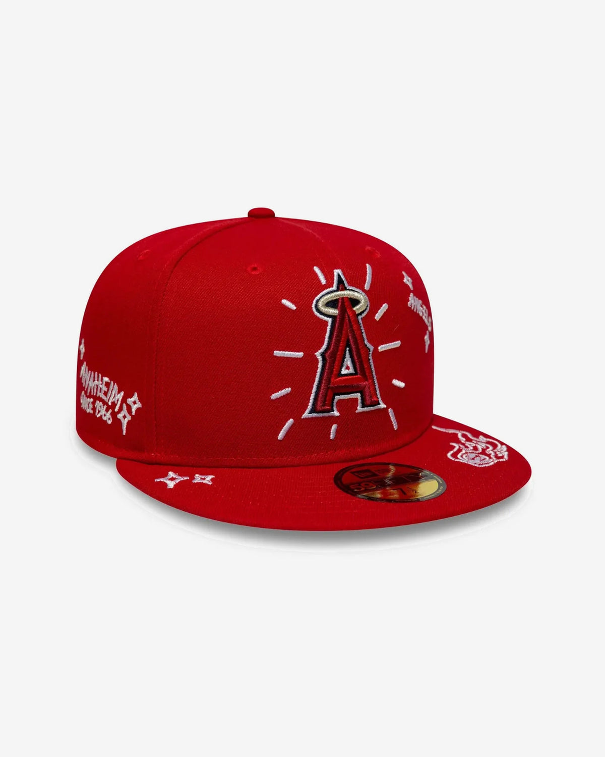 New era MLB Scribble 59FIFTY Anaang Blkwhi