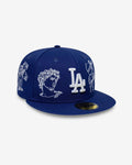 New era Gorra LA Dodgers MLB Mythical 59FIFTY Fitted Azul Oscuro