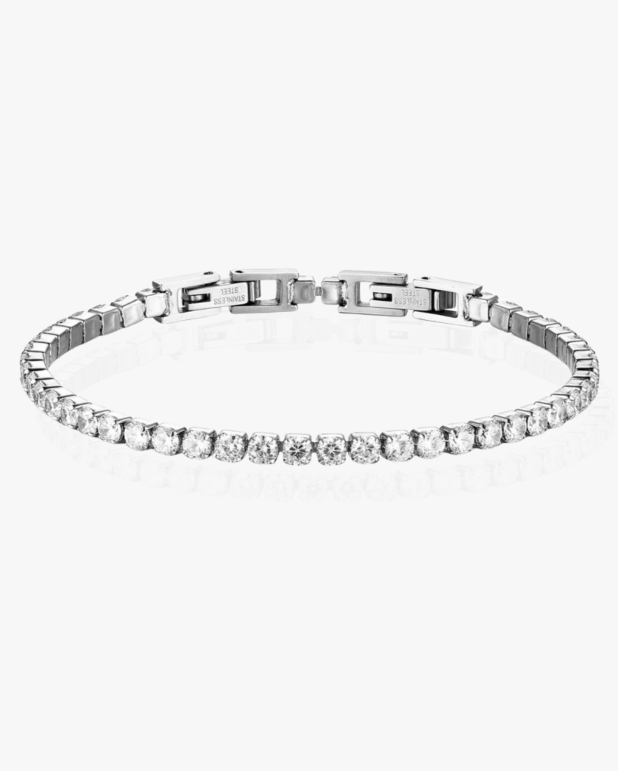 Bracciale “Tennis grande Silver” Katerin