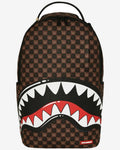 Sprayground Sharks in Paris Brown Check | Urban Crave