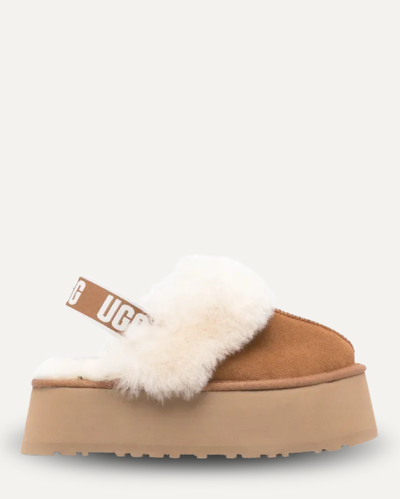 Ugg Funkette Con Plataforma Marrón