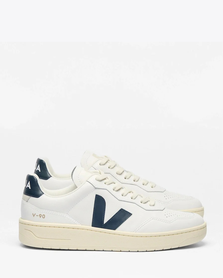 V-90 LEATHER WHITE NAUTICO